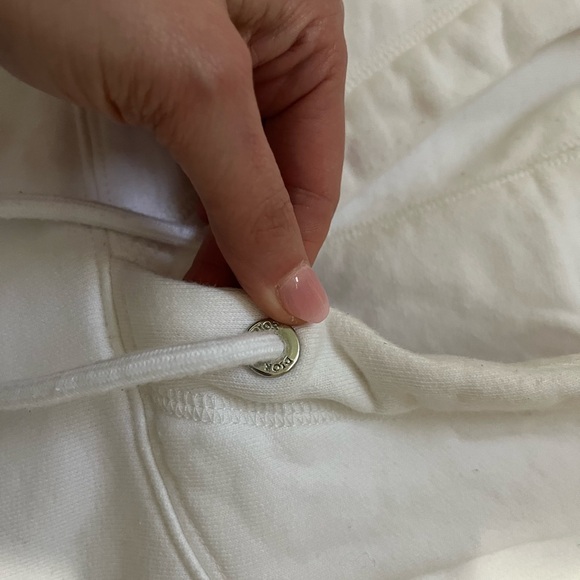 Dior Flowers Embroidered Hoodie in White Size Small - Picture 6 of 16